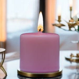 Scented Votive Candles – Pack of 4 | Smokeless & Slow-Burning | Mild Fragrance