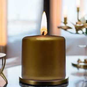 Unscented Votive Candles – Pack of 4 (32g Each) | Slow-Burning & Smokeless