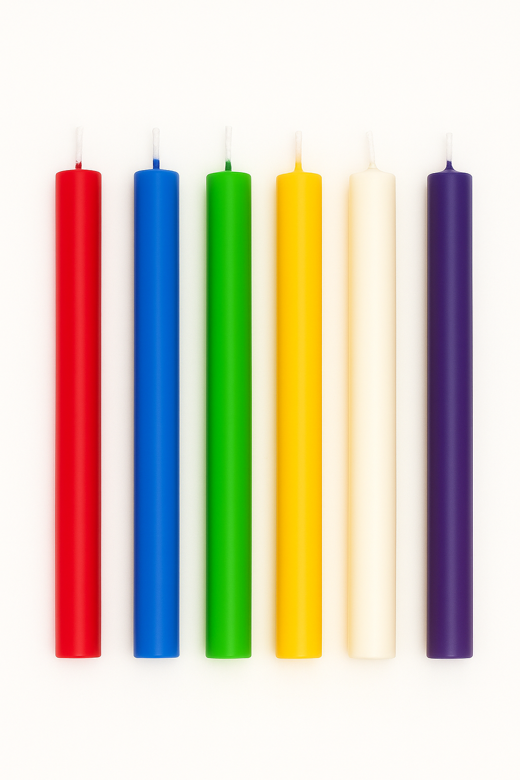 Religious Altar Flat Candles - 10"