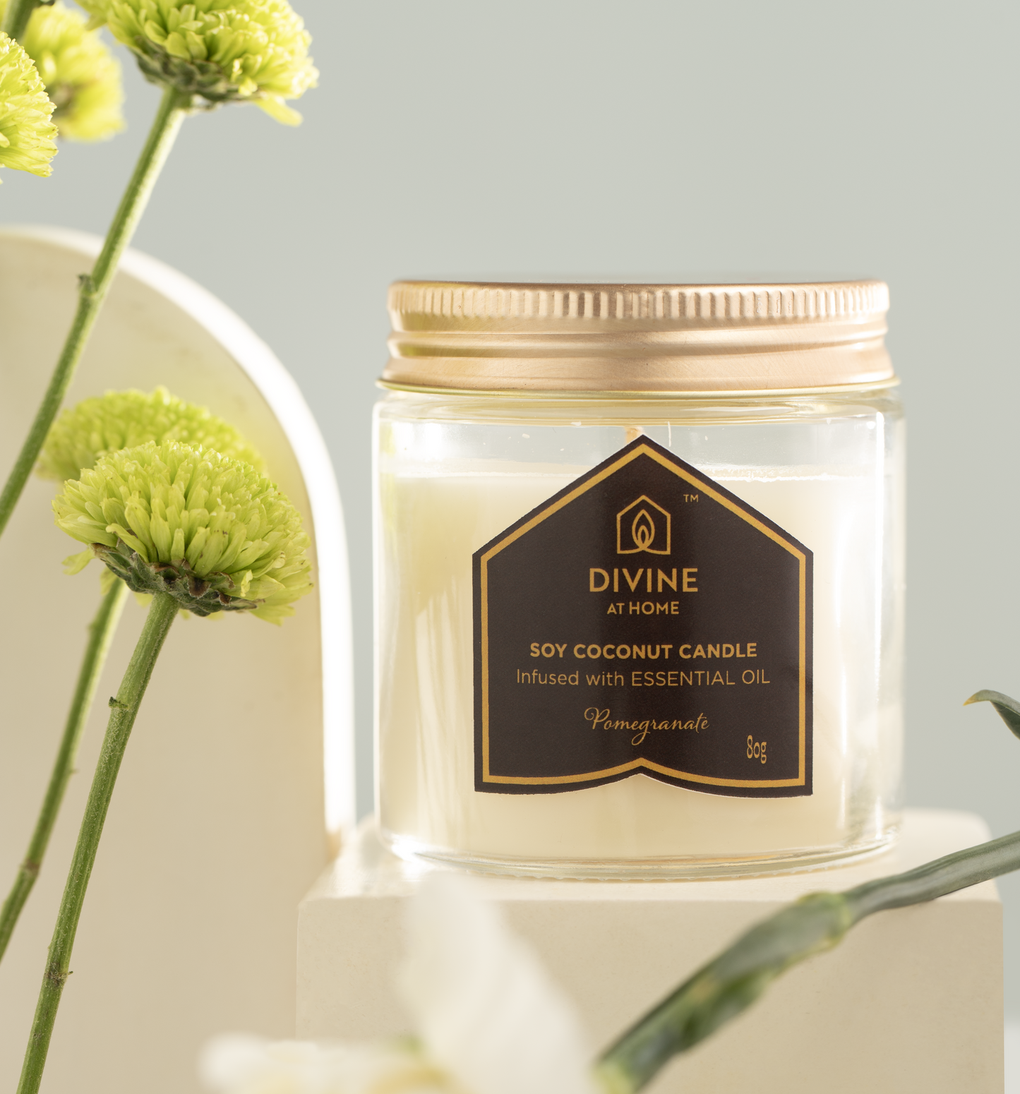 80g Mason Jar Scented Candle – Eco-Friendly & Aromatherapy-Infused