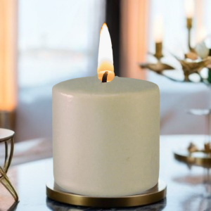 Unscented Votive Candles – Pack of 4 (32g Each) | Slow-Burning & Smokeless
