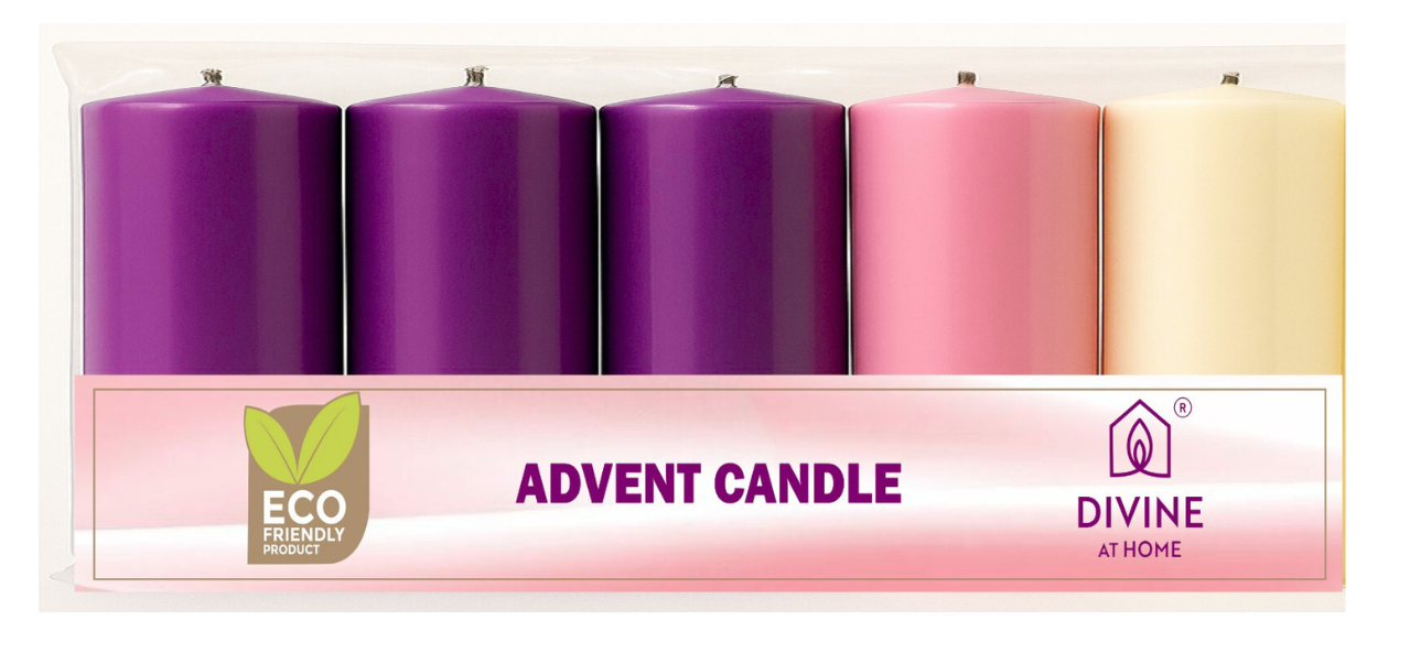 Advent Pillar Candle