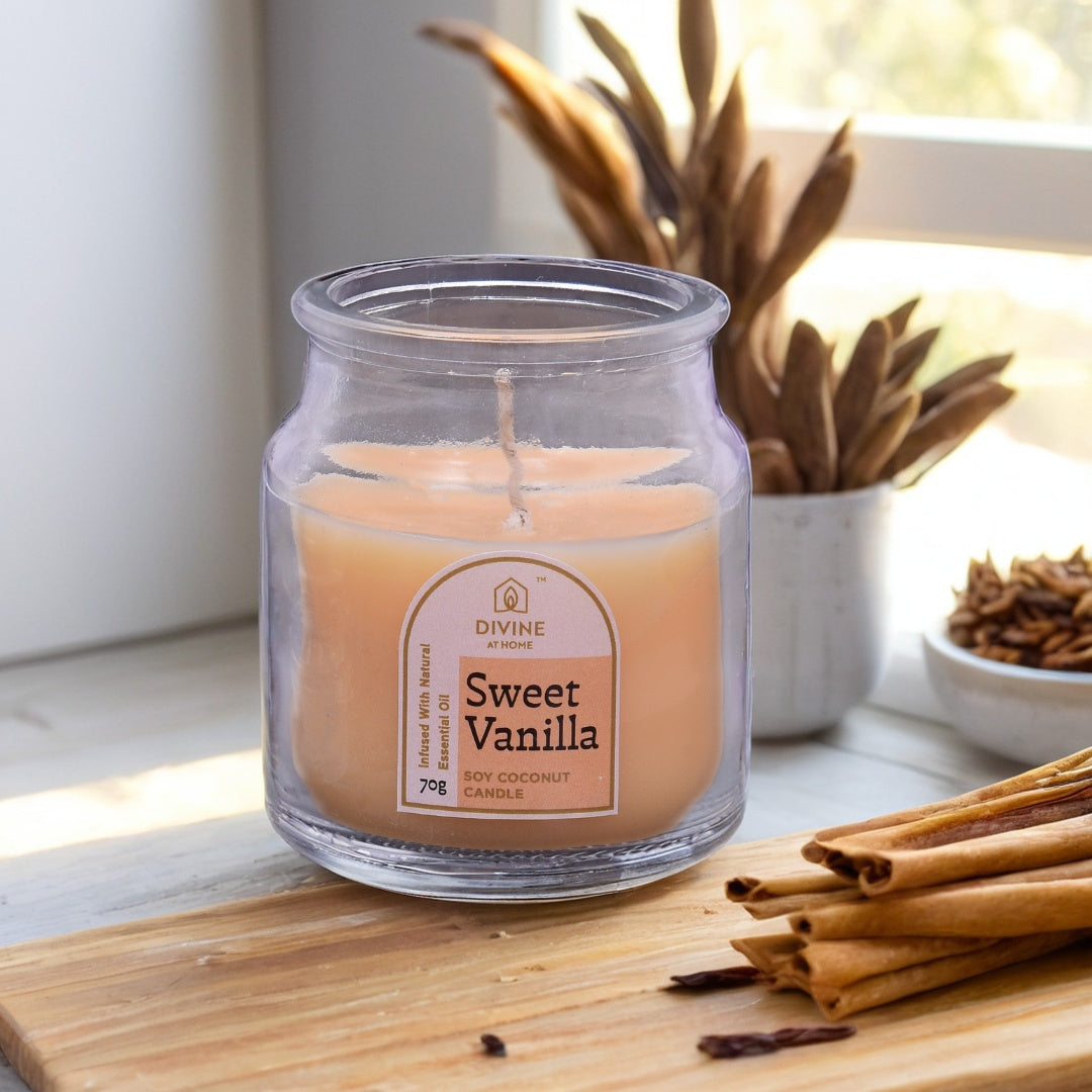 70g Handcrafted Scented Candle – Eco-Friendly & Aromatherapy-Infused