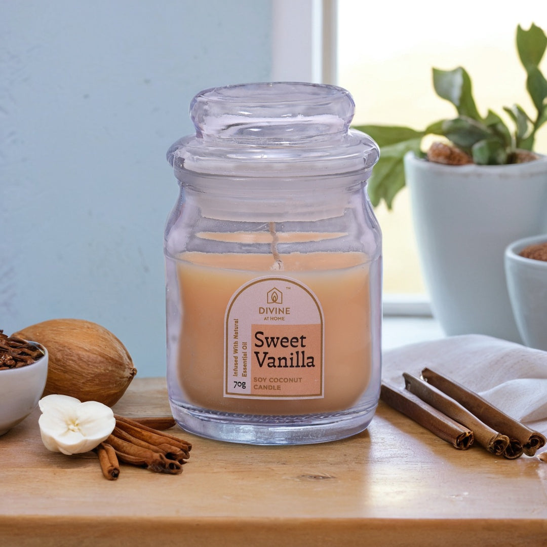 70g Handcrafted Scented Candle – Eco-Friendly & Aromatherapy-Infused