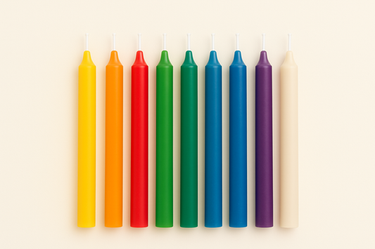 Religious Altar Tipping Candles - 6"