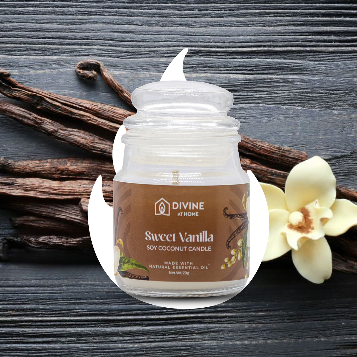 Sweet Vanilla - Aromatic Candle