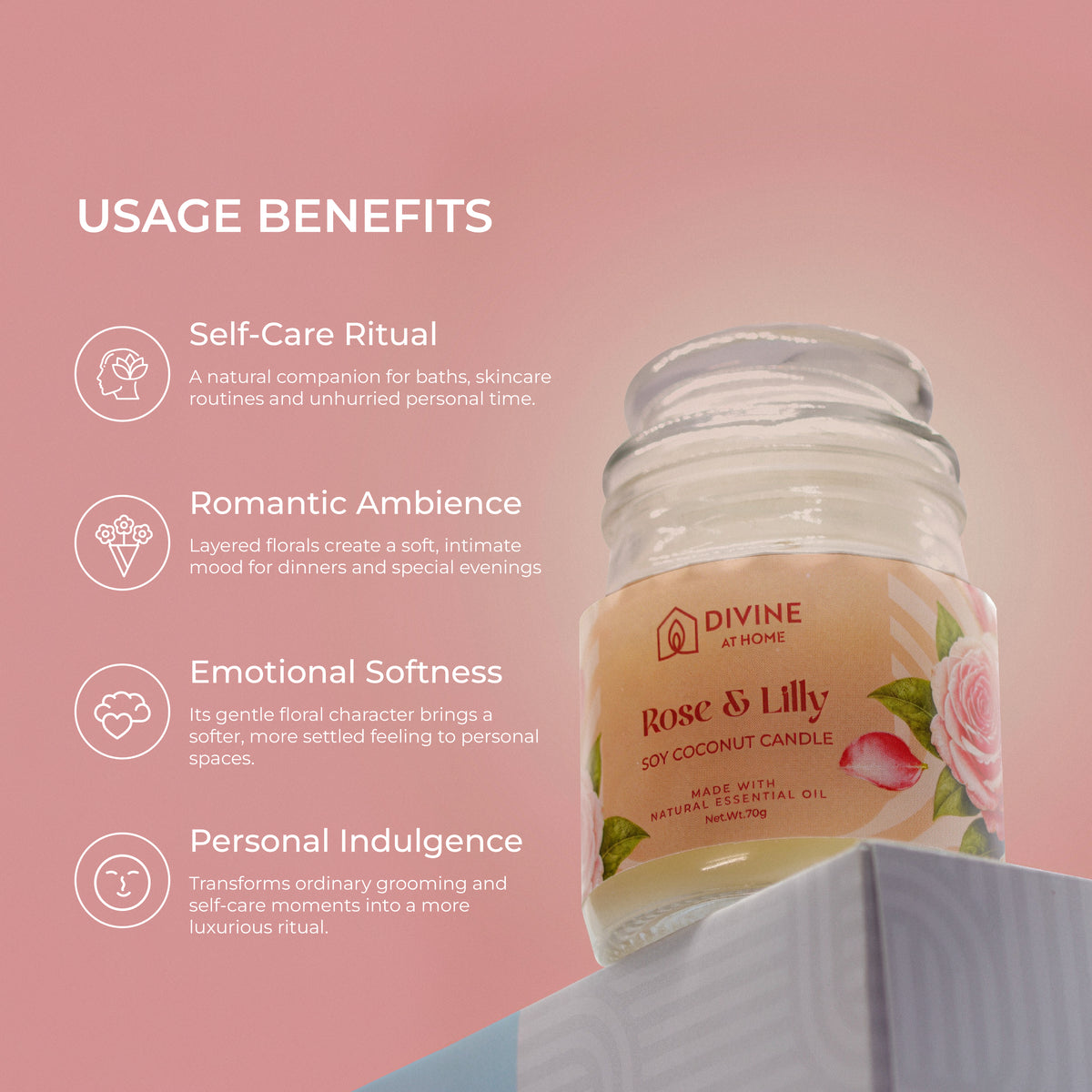 Rose & Lilly - Aromatic Candle