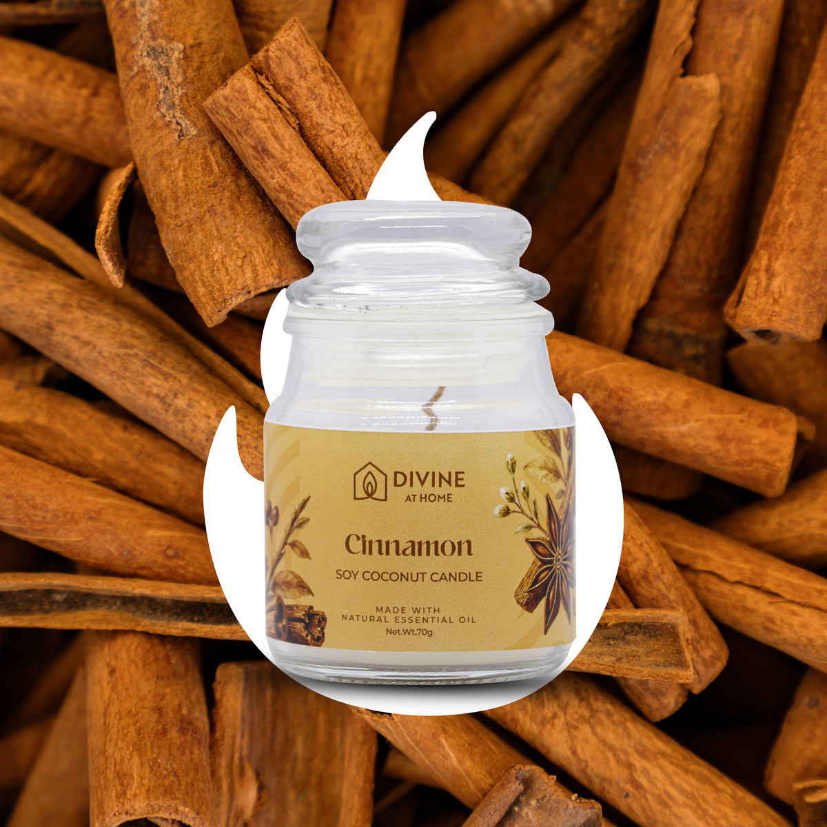 Cinnamon - Aromatic Candle