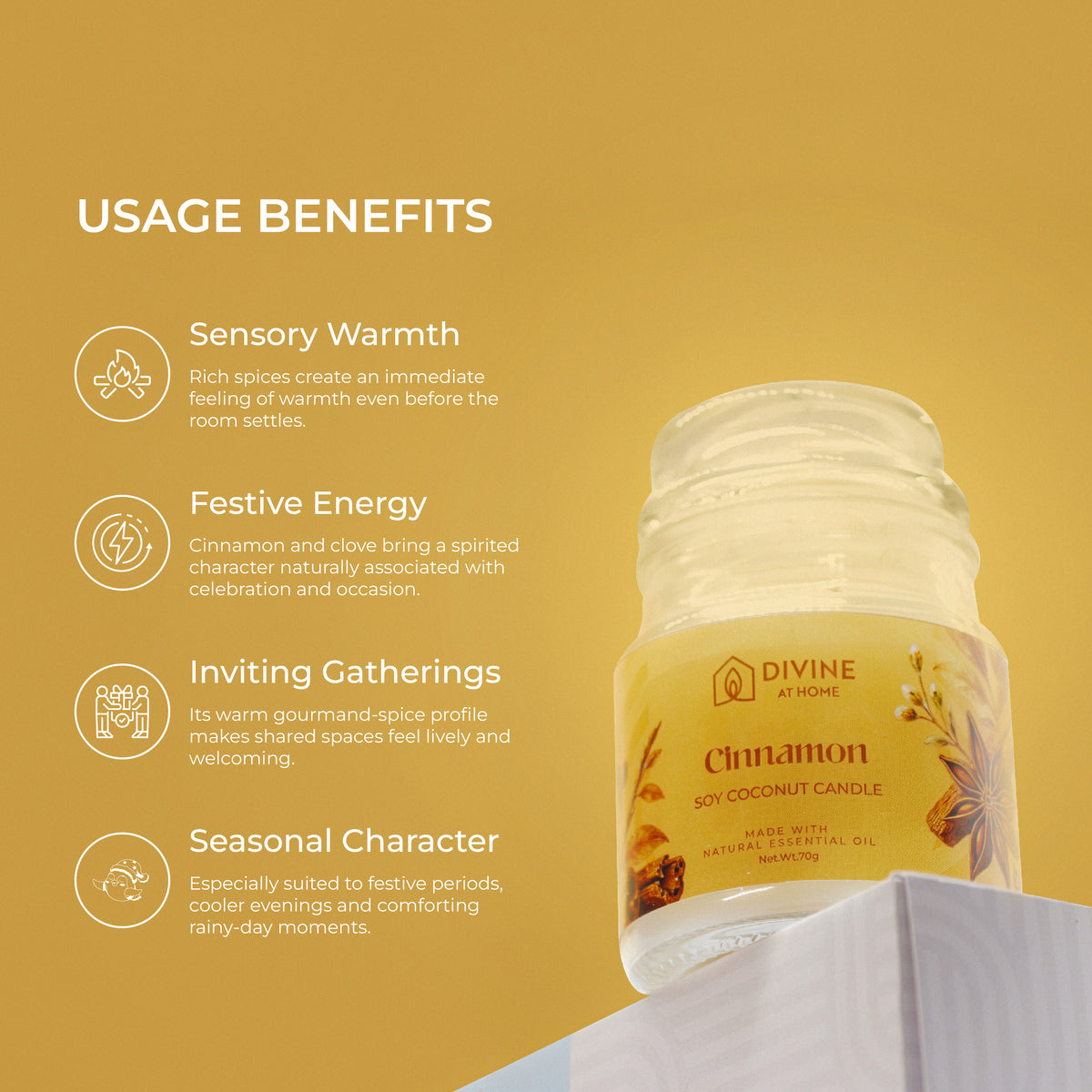 Cinnamon - Aromatic Candle