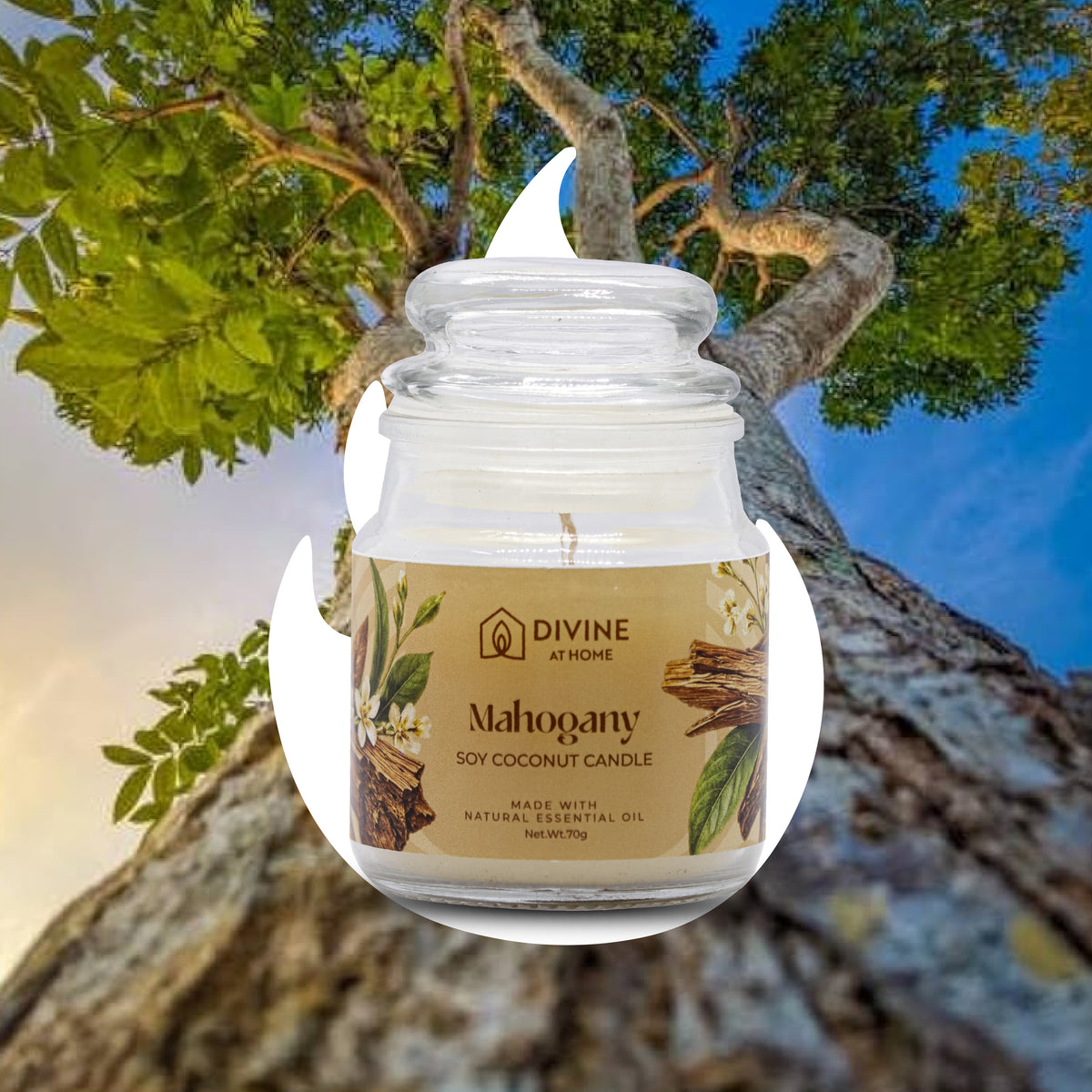 Mahogany - Aromatic Candle