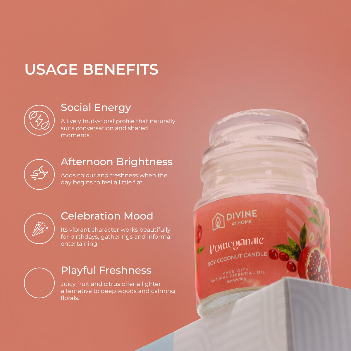 Pomegranate - Aromatic Candle