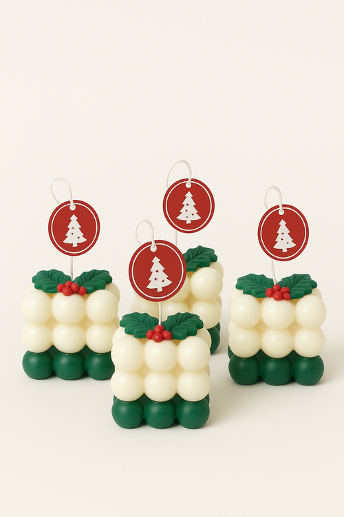 CHRISTMAS BUBBLE CANDLE
