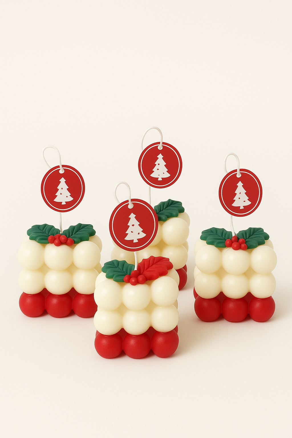 CHRISTMAS BUBBLE CANDLE