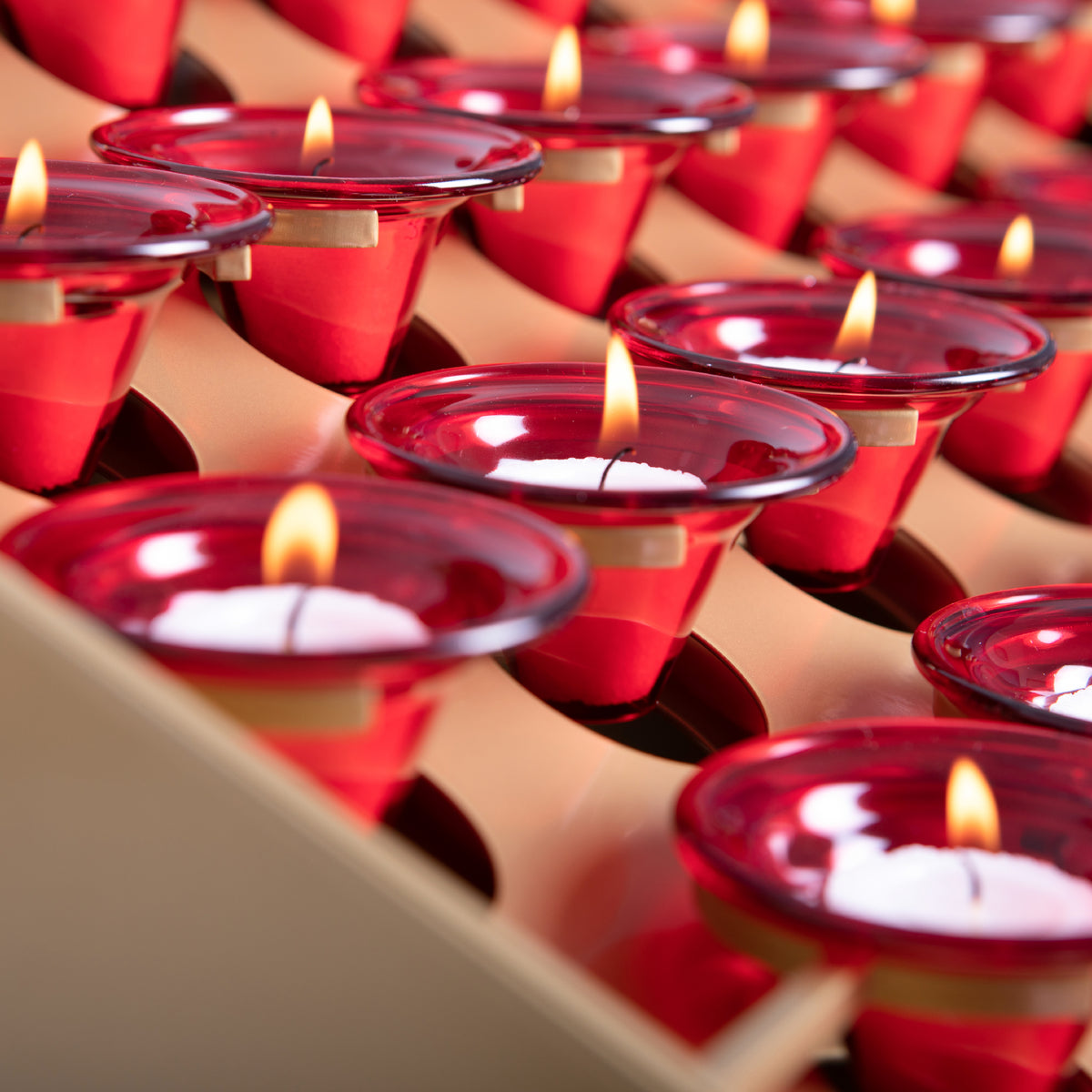 Church Candle System - Red