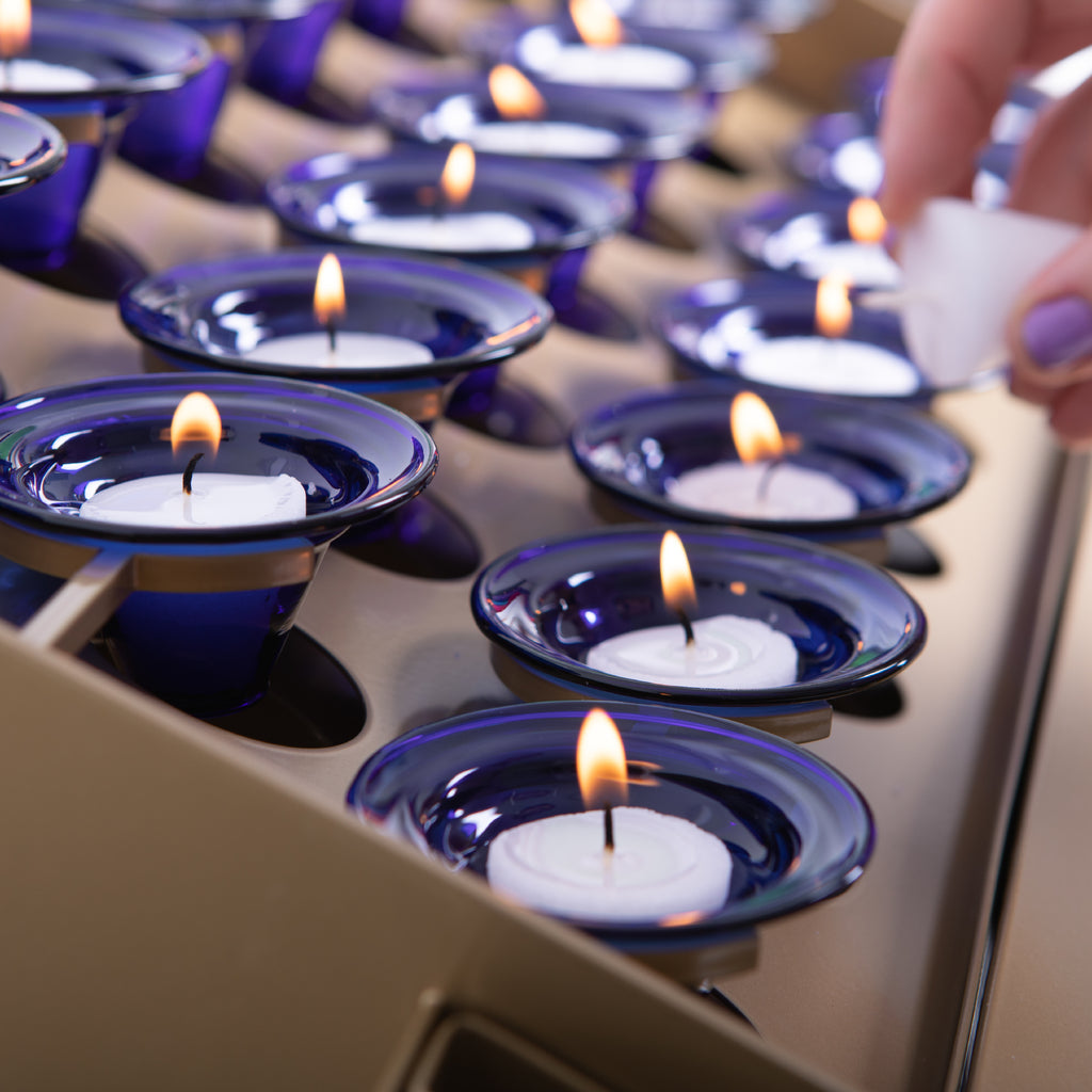 Church Candle System - Blue