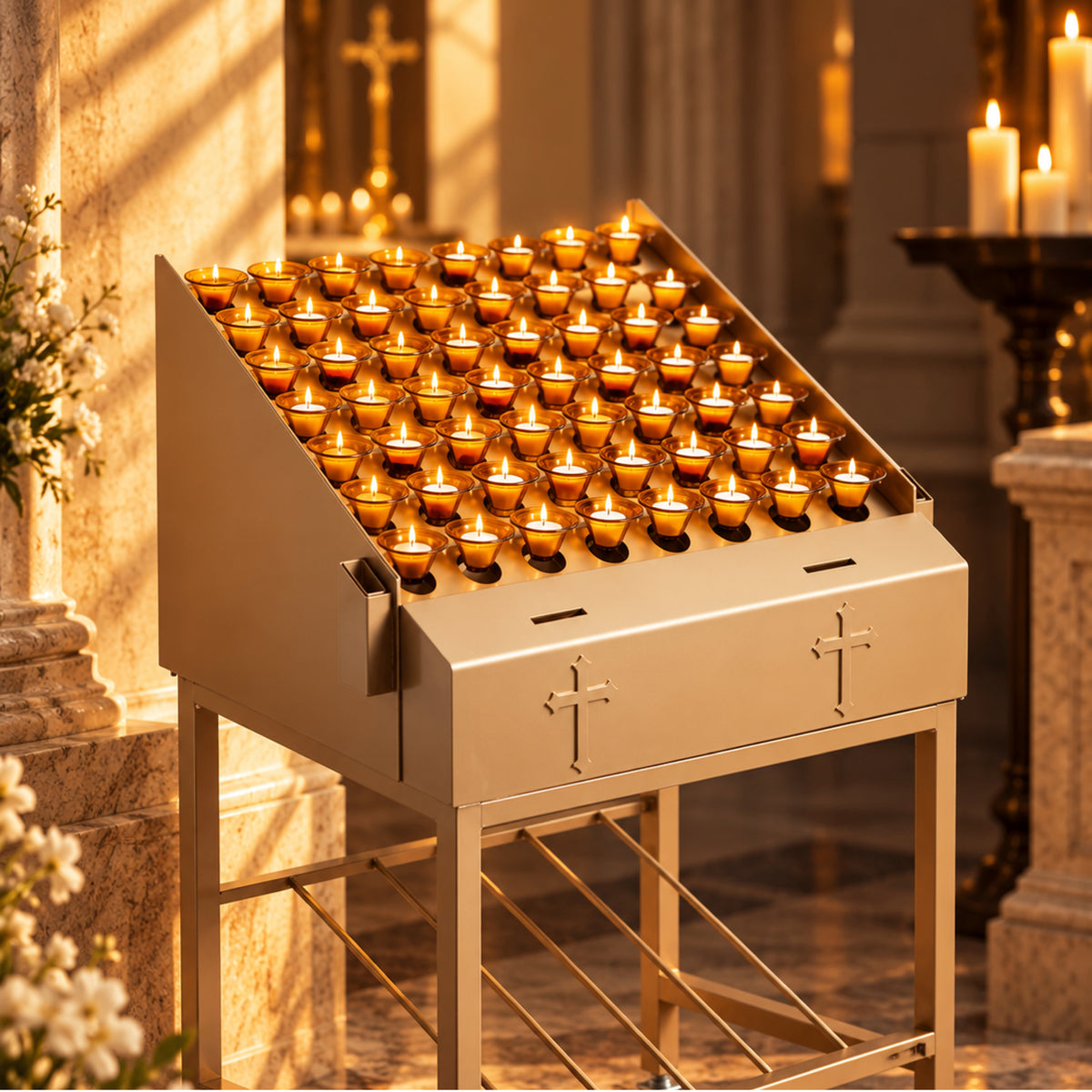 Church Candle System - Yellow