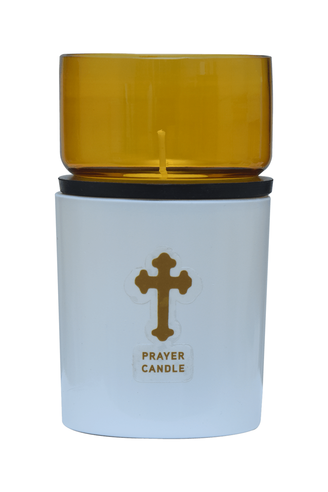 St. Michael’s Smokeless Elegant Prayer Candle System with Wind Protector (10 Candles & 1 Luxurious Holder)