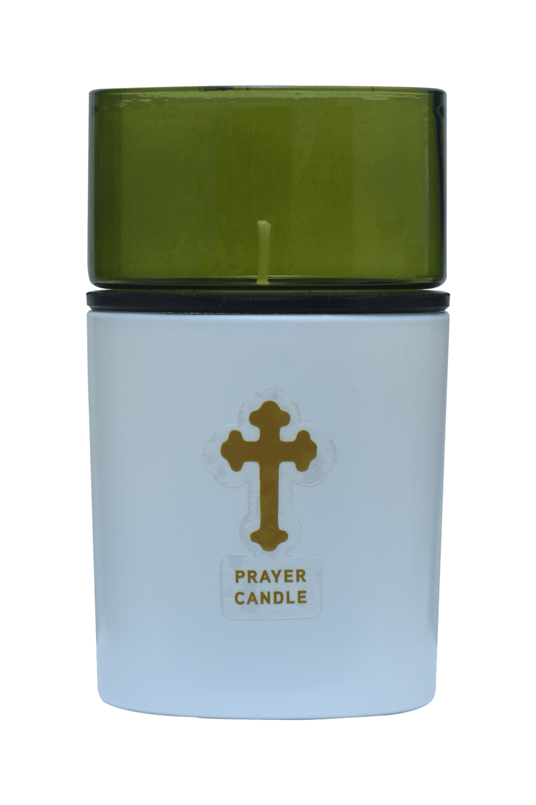 St. Michael’s Smokeless Elegant Prayer Candle System with Wind Protector (10 Candles & 1 Luxurious Holder)