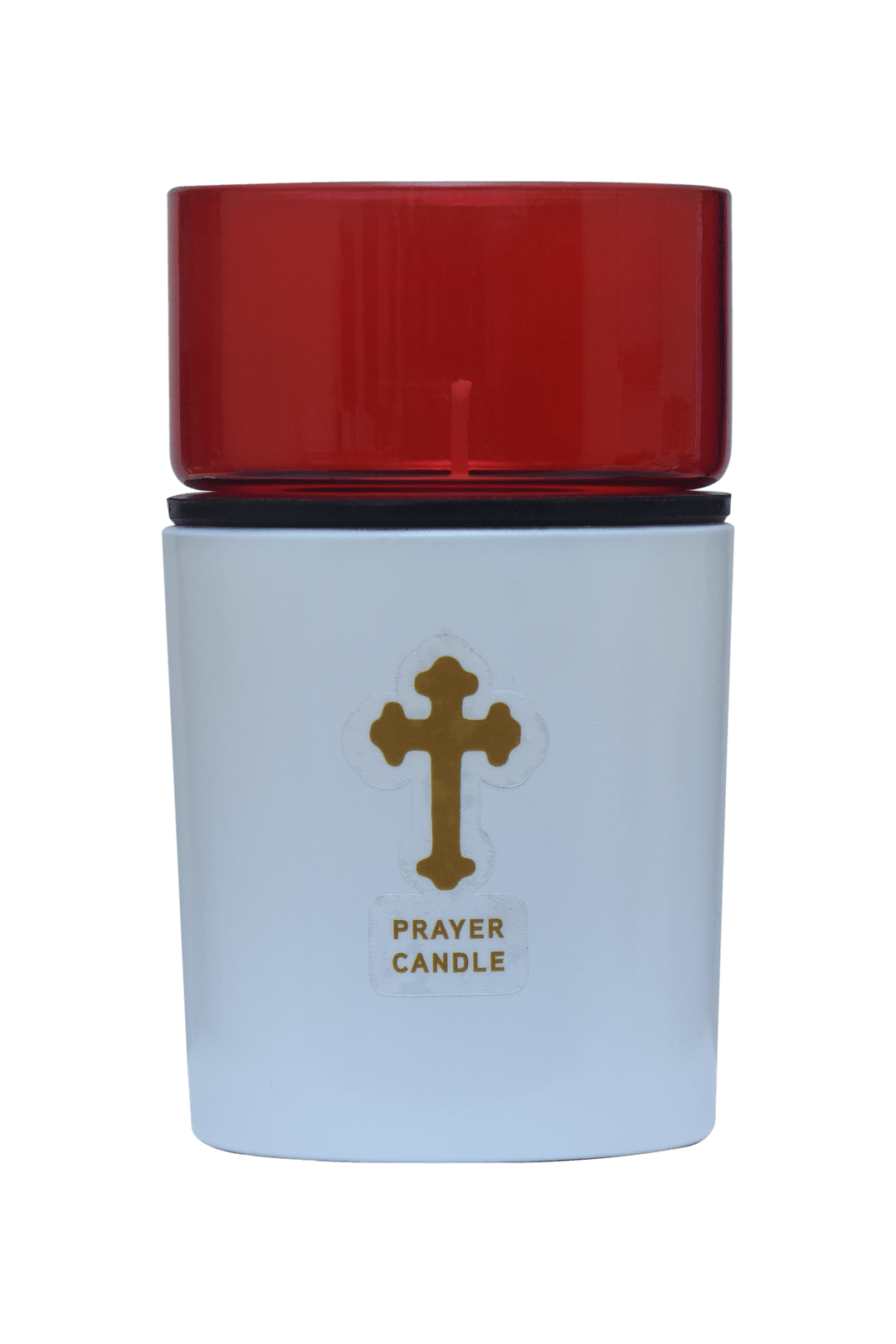 St. Michael’s Smokeless Elegant Prayer Candle System with Wind Protector (10 Candles & 1 Luxurious Holder)