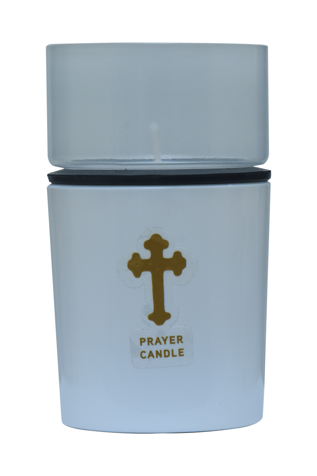 St. Michael’s Smokeless Elegant Prayer Candle System with Wind Protector (10 Candles & 1 Luxurious Holder)