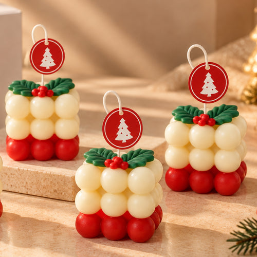 CHRISTMAS BUBBLE CANDLE