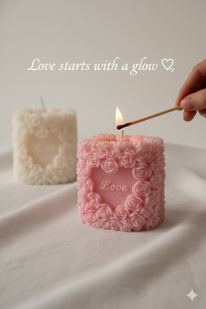 Valentine's Love Scented Candles