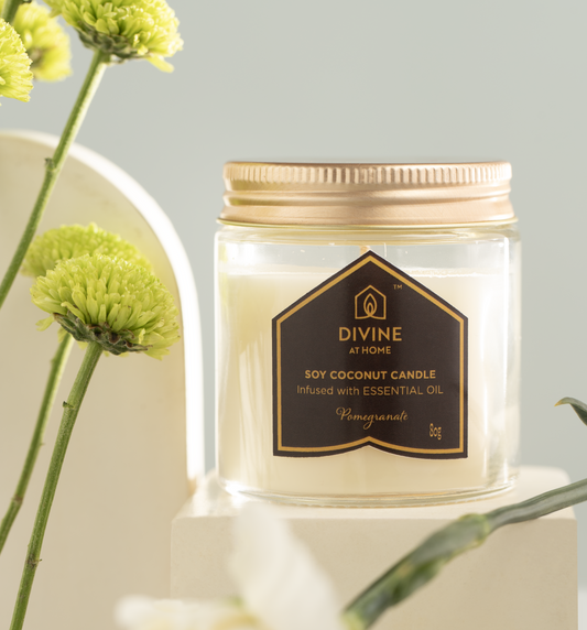 80g Mason Jar Scented Candle – Eco-Friendly & Aromatherapy-Infused