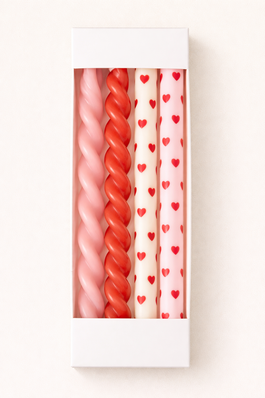 Valentines Taper Candle - PACK OF 4