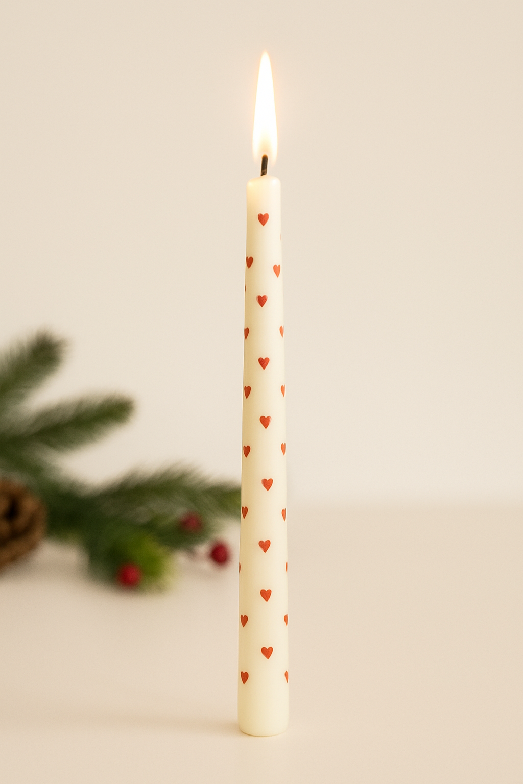 Valentines Taper Candle - PACK OF 4