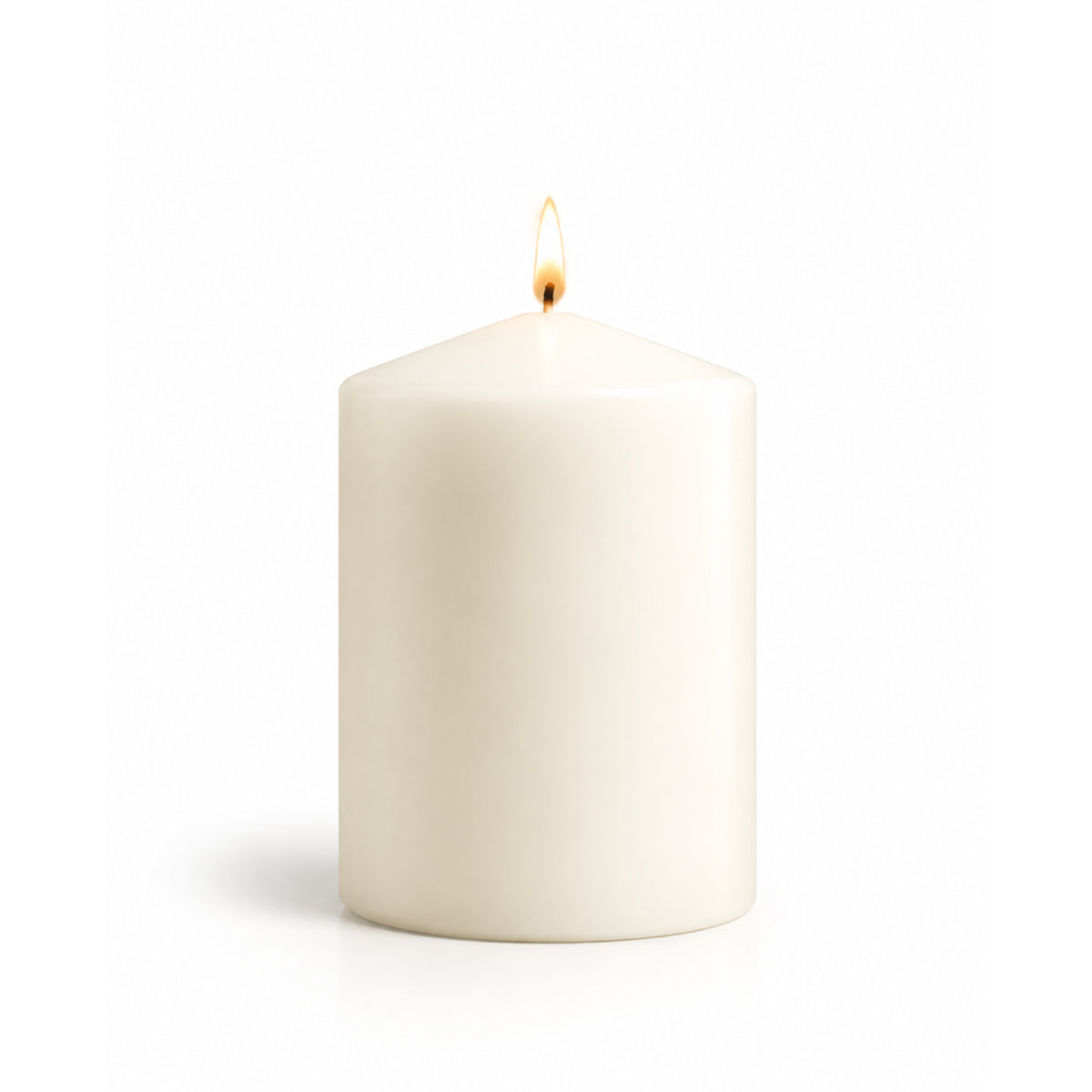Unscented Church Pillar Candle – Pack of 1 (7x10cm)