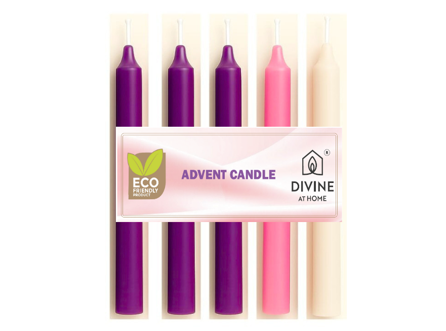 Advent Candles - 6" Altar