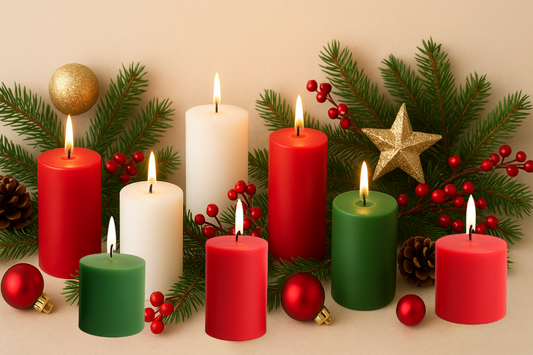 Christmas Scented Pillar Candle
